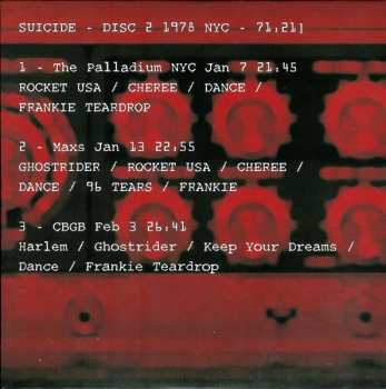 6CD/Dobozkészlet Suicide: Live 1977-1978 LTD