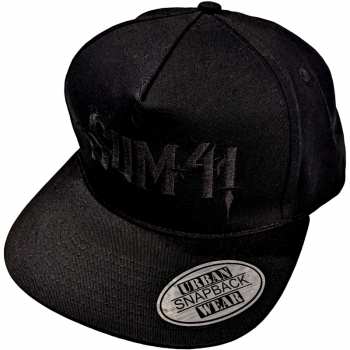 Merch Sum 41: Baseball sapka Black Logo Sum 41