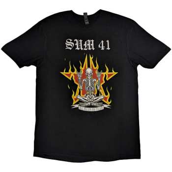 Merch Sum 41: Póló Aknf Skeleton European Tour 2022