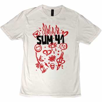 Merch Sum 41: Póló Sketches European Tour 2022