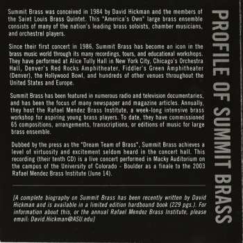 CD Summit Brass: Summit Brass Live