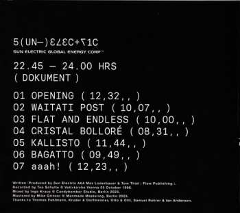 CD Sun Electric: 48.215107; 16.359865. Live In Votivkirche Wien