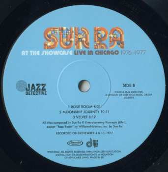 2LP Sun Ra: At The Showcase: Live In Chicago 1976-1977 DLX | LTD | NUM