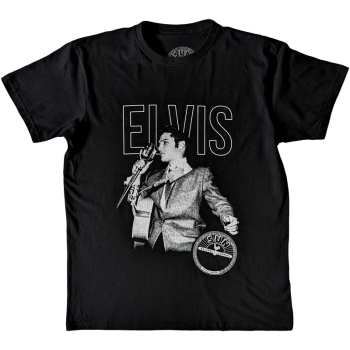 Merch Sun Records: Póló Elvis Live Portrait