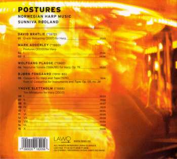 CD Sunniva Rødland: Postures (Norwegian Harp Music)