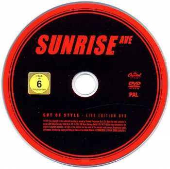 CD/DVD Sunrise Avenue: Out Of Style - Live Edition