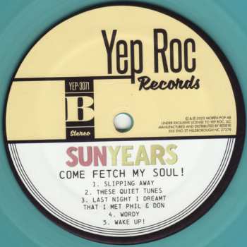 LP Sunyears: Come Fetch My Soul! CLR