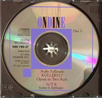 3CD Aulis Sallinen: Kullervo