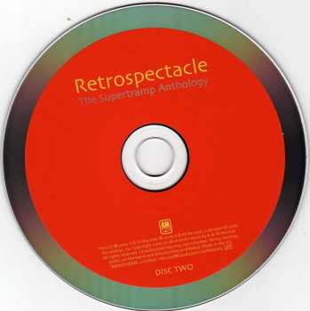 2CD Supertramp: Retrospectacle (The Supertramp Anthology)