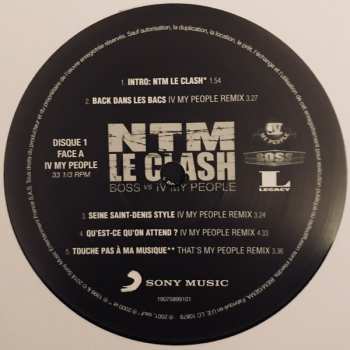 2LP Suprême NTM: Le Clash Boss Vs IV My People 