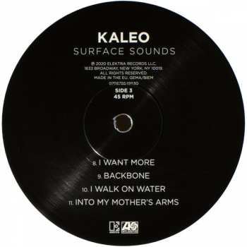 2LP Kaleo: Surface Sounds CLR