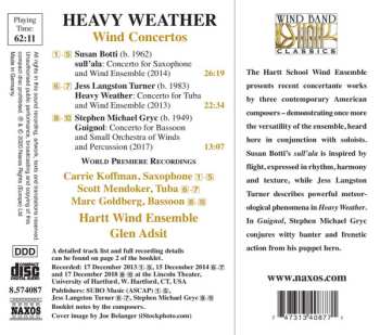 CD Stephen Michael Gryc: Heavy Weather: Wind Concertos