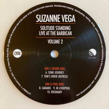 LP Suzanne Vega: Solitude Standing - Live at The Barbican - Volume 2 CLR