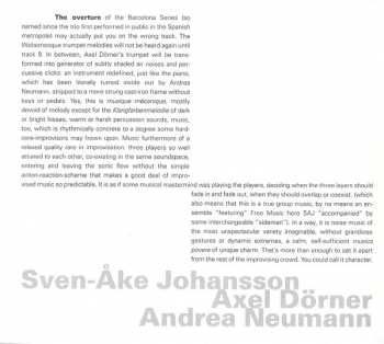 CD Axel Dörner: Barcelona Series