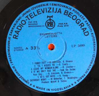 LP Svenne & Lotta: Letters