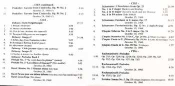 6CD/Dobozkészlet Sviatoslav Richter: Carnegie Hall, New York, October 19, 23, 25, 28, 30, 1960 - Sviatoslav Richter Achives, Vol. 10