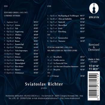 2CD Edvard Grieg: Lyriske Stykker / Six Préludes - Live In Athens, Kozani And Cosenza