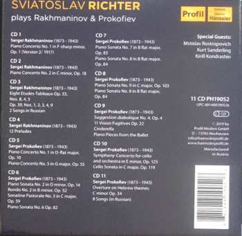 11CD/Dobozkészlet Sviatoslav Richter: Plays Rakhmaninov & Prokofiev