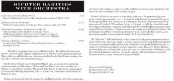 CD Sviatoslav Richter: Rarities With Orchestra
