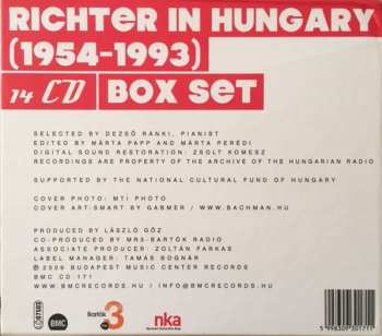 14CD/Dobozkészlet Sviatoslav Richter: Richter In Hungary (1954-1993)