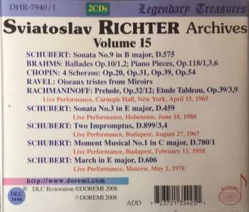 2CD Sviatoslav Richter: Sviatoslav Richter Archives Vol. 15