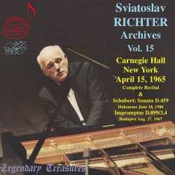 2CD Sviatoslav Richter: Sviatoslav Richter Archives Vol. 15