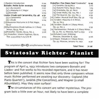CD Sergei Prokofiev: Sviatoslav Richter In The 1950s