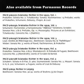 CD Sergei Prokofiev: Sviatoslav Richter In The 1950s