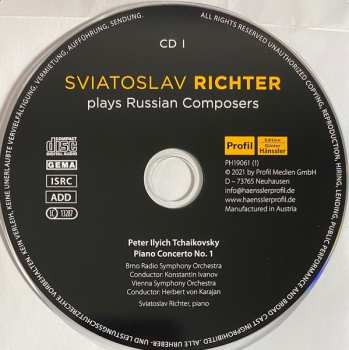 13CD/Dobozkészlet Sviatoslav Richter: Sviatoslav Richter Plays Russian Composers