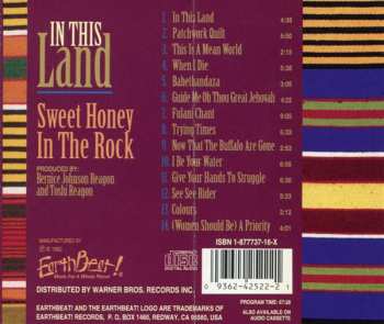 CD Sweet Honey In The Rock: In This Land