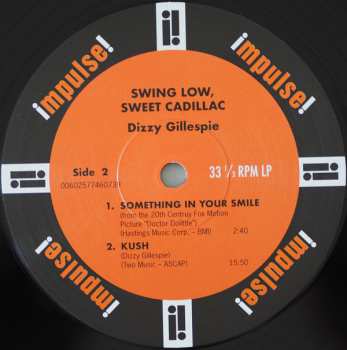 LP Dizzy Gillespie: Swing Low, Sweet Cadillac