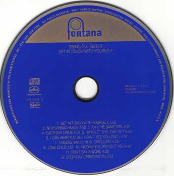 CD Swing Out Sister: Get In Touch With Yourself