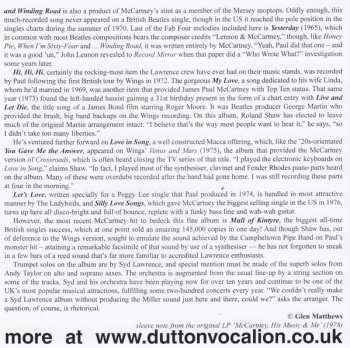 CD Syd Lawrence And His Orchestra: Command Performance / McCartney - His Music & Me