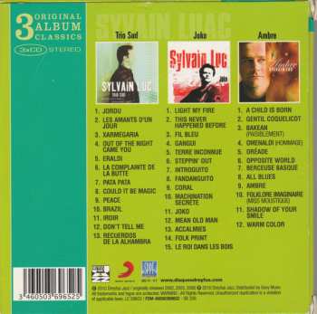3CD/Dobozkészlet Sylvain Luc: 3 Original Album Classics