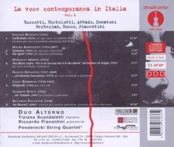 CD Franco Donatoni: La Voce Contemporanea In Italia Vol. 4