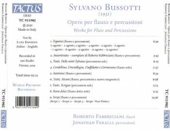 CD Sylvano Bussotti: Opere Per Flauto E Percussioni