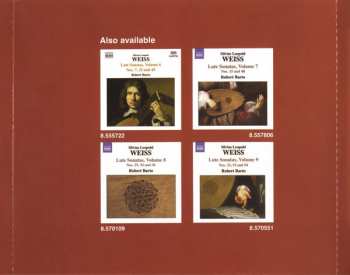 CD Sylvius Leopold Weiss: Lute Sonatas, Volume 10