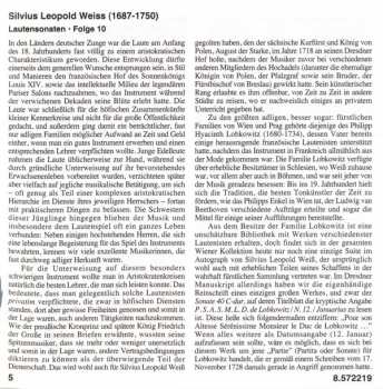CD Sylvius Leopold Weiss: Lute Sonatas, Volume 10