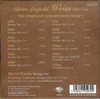 12CD/Dobozkészlet Sylvius Leopold Weiss: The Complete London Manuscript