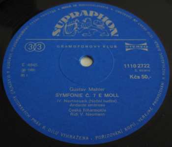 2LP The Czech Philharmonic Orchestra: Symfonie Č. 7 E Moll (2xLP)