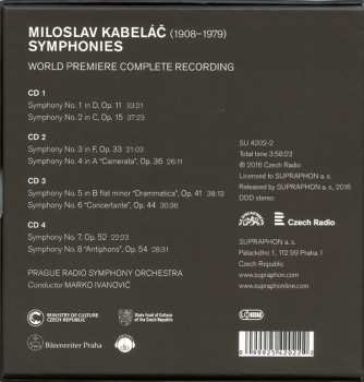 4CD/Dobozkészlet Prague Radio Symphony Orchestra: Symphonies Complete