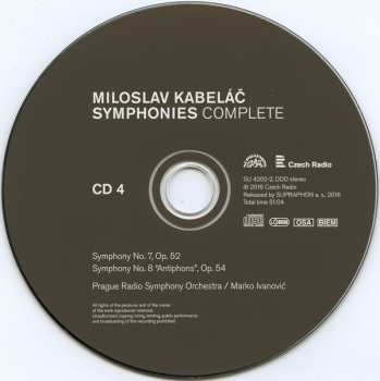 4CD/Dobozkészlet Prague Radio Symphony Orchestra: Symphonies Complete