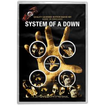 Merch System Of A Down: System Of A Down Button Badge Pack: Hand