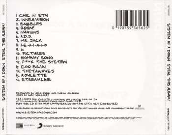 CD System Of A Down: Steal This Album!