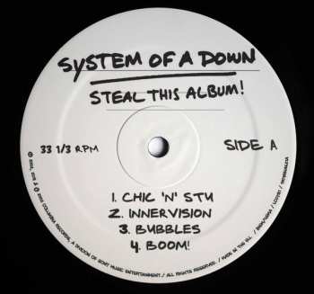 2LP System Of A Down: Steal This Album!