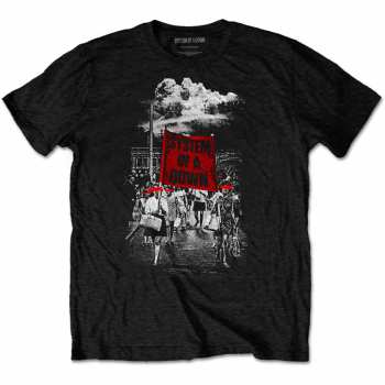 Merch System Of A Down: Póló Banner Marches 