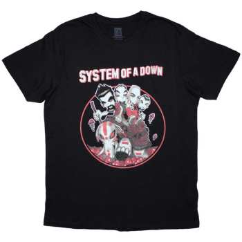 Merch System Of A Down: Póló Mushroom People