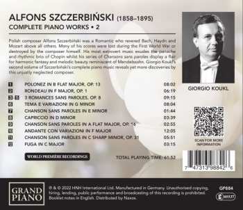 CD Giorgio Koukl: Complete Piano Works • 2