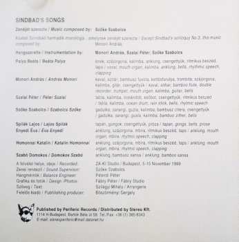 CD Palya Bea: Sindbad's Songs