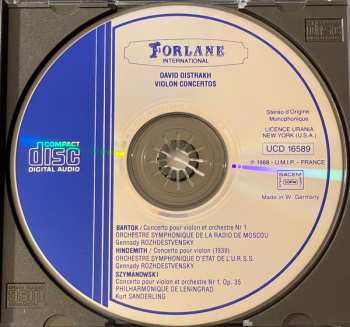 CD David Oistrach: Plays Violin Concertos